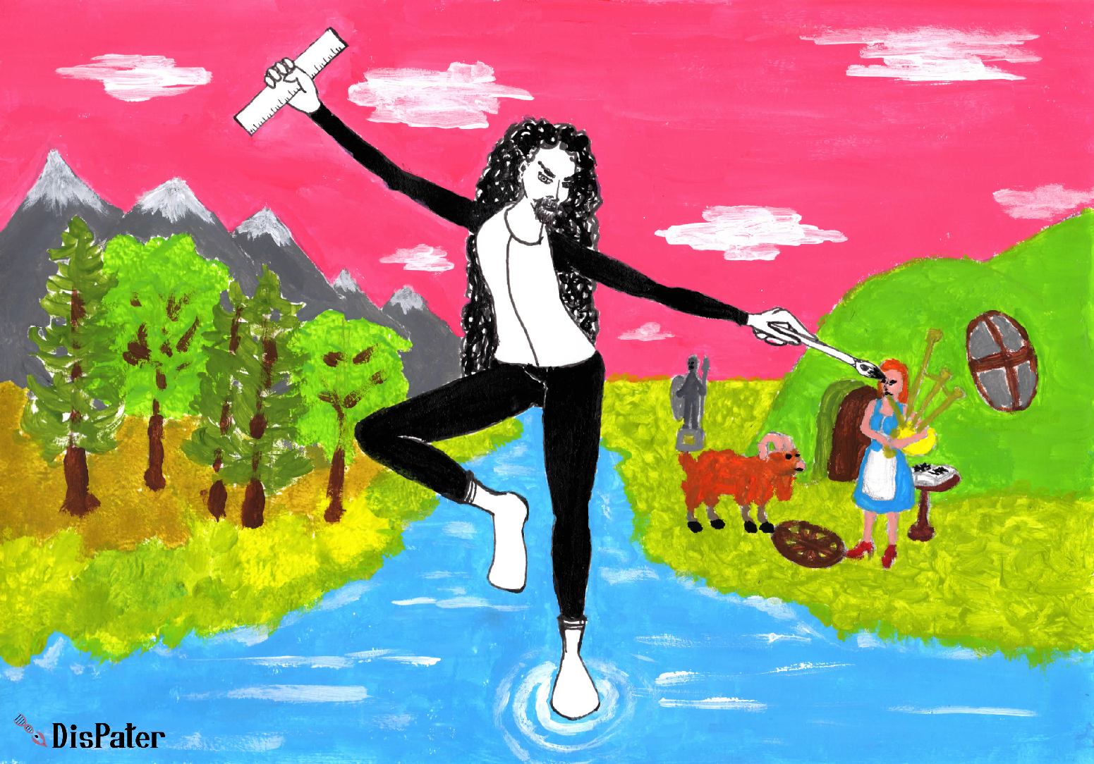Puit de science, pot de peinture