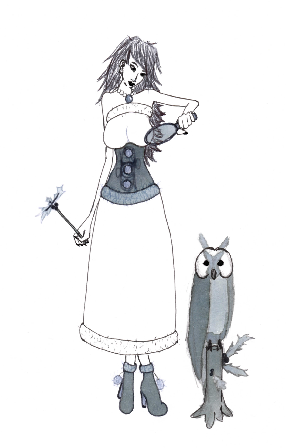 Curieux hibou